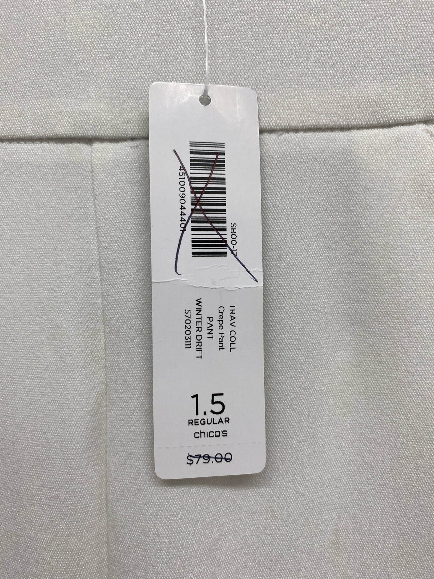 Size 10 Travelers by Chico Pants